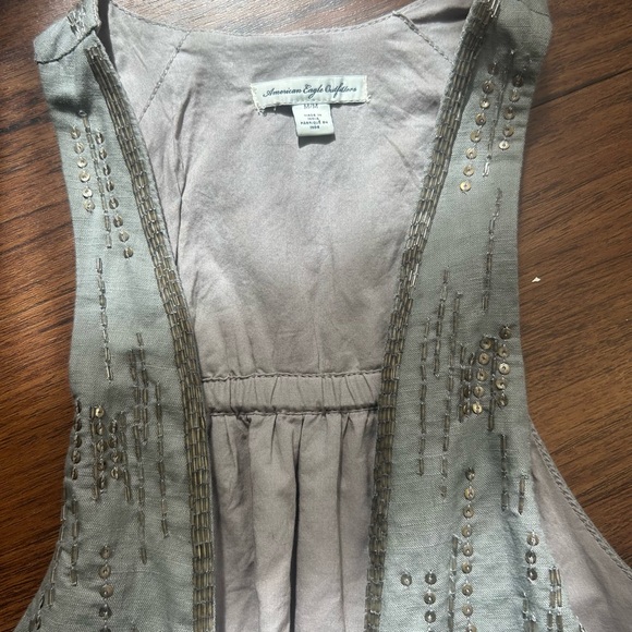 American Eagle Beaded Vest - Picture 10 of 11